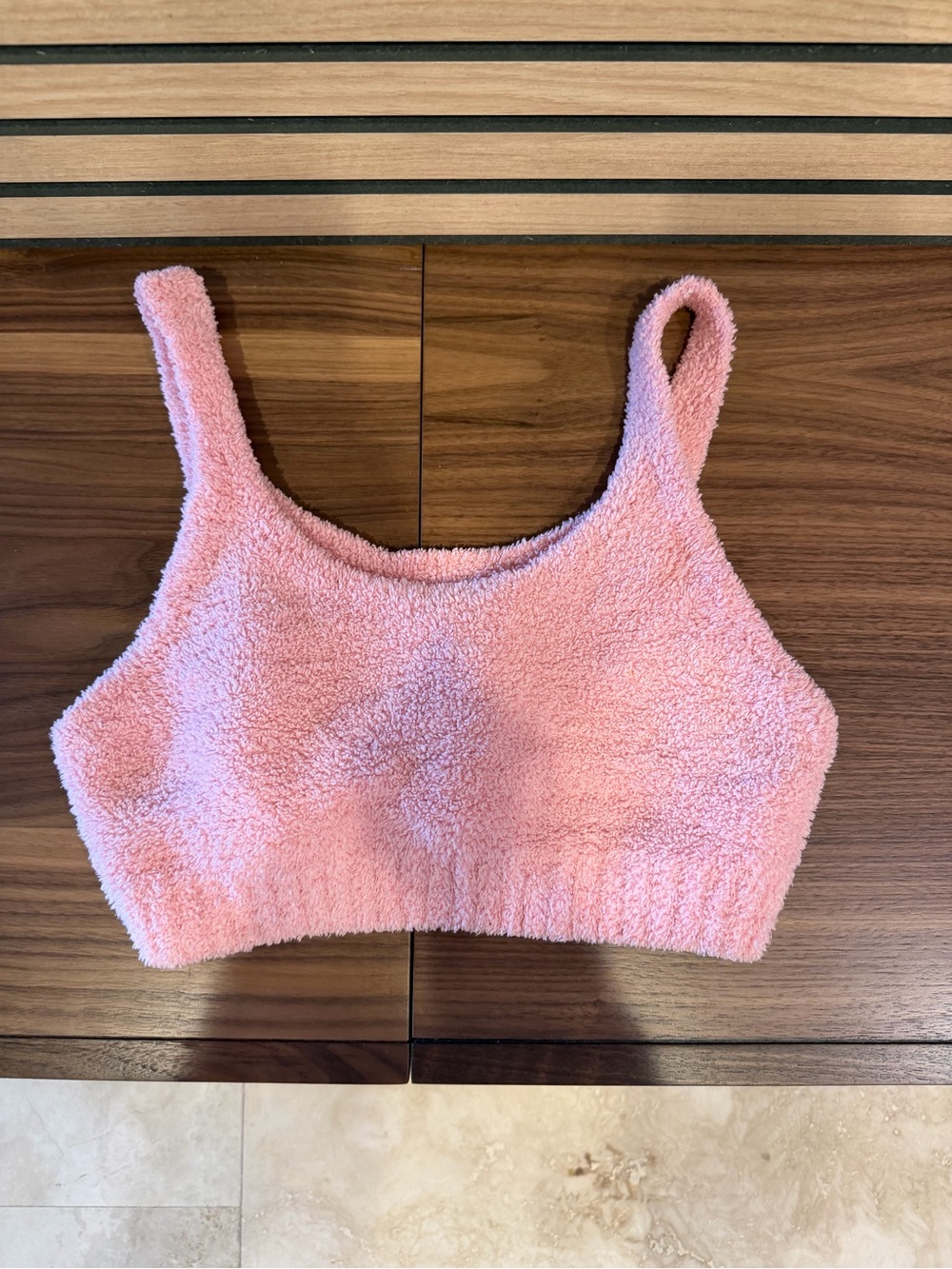 Colsie Plush Pink Fuzzy Top